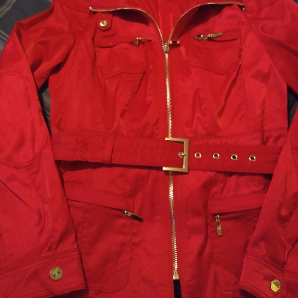 WHBM red jacket - Picture 3 of 5